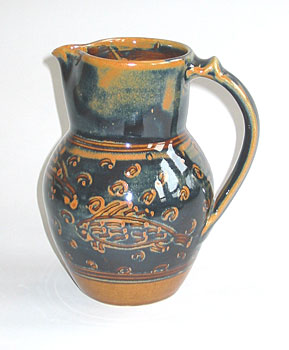 brown pitcher