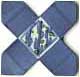 decorated cruciform tile